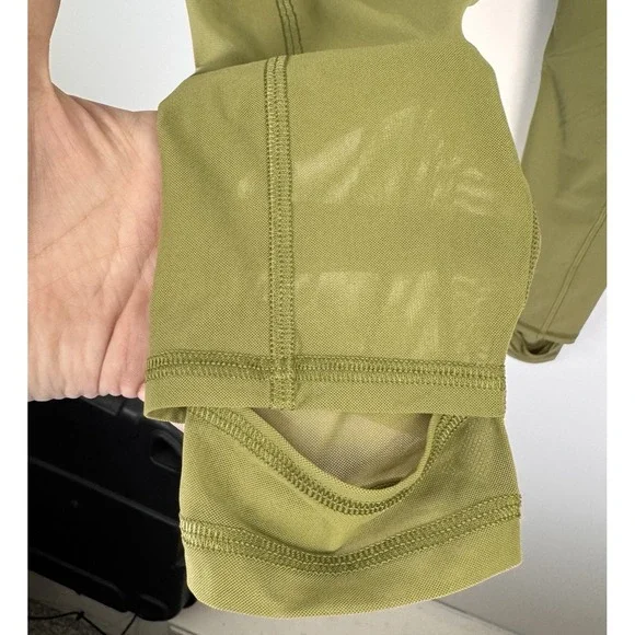 Lululemon Nulu and Crisscross Mesh Stirrup Tight Leggings BRZG Women 14 $128 New